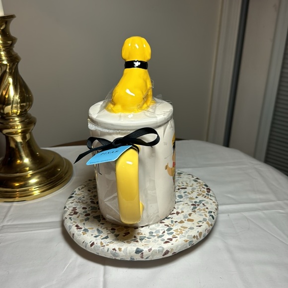 Rae Dunn Adventure Buddy coffee/tea mug with topper - Picture 3 of 5